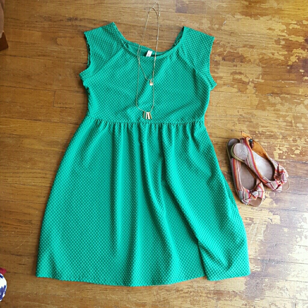 Green dress